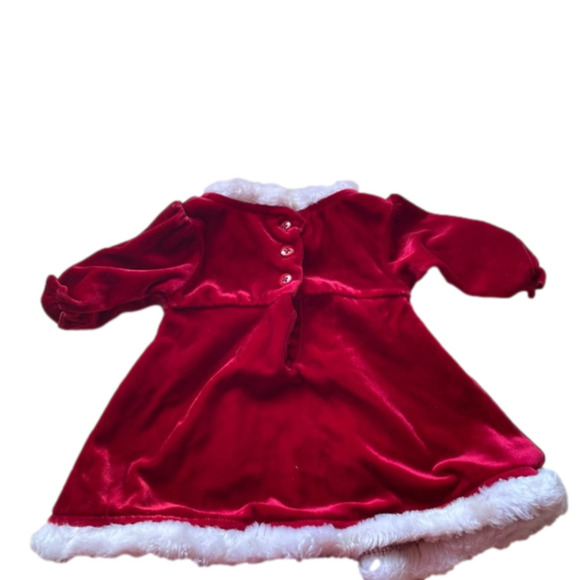George new born Santa Christmas red and white dress - Picture 3 of 4